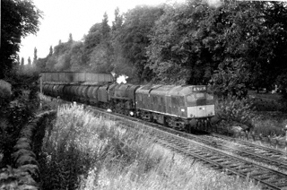 Photograph of Unknown 9F Class and Diesel